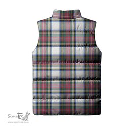 Scottish Dennistoun Tartan Tartan Puffer Vest, Tartan Plaid Sleeveless Down Jacket Scottish Plaid Tartan Plaid - ScotsTee - scotstee.com