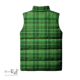 Scottish Clephan Tartan Tartan Puffer Vest, Tartan Plaid Sleeveless Down Jacket Scottish Plaid Tartan Plaid - ScotsTee - scotstee.com