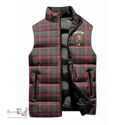 Scottish Cumming Hunting Modern Clan Tartan Puffer Vest, Family Crest Plaid Sleeveless Down Jacket Scottish Plaid Tartan Plaid - ScotsTee - scotstee.com