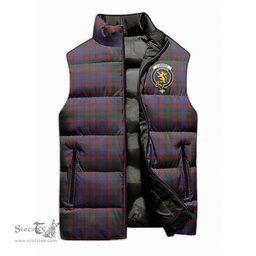 Scottish Cumming Clan Tartan Puffer Vest, Family Crest Plaid Sleeveless Down Jacket Scottish Plaid Tartan Plaid - ScotsTee - scotstee.com