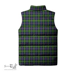 Scottish Farquharson Modern Clan Tartan Puffer Vest, Family Crest Plaid Sleeveless Down Jacket Scottish Plaid Tartan Plaid - ScotsTee - scotstee.com
