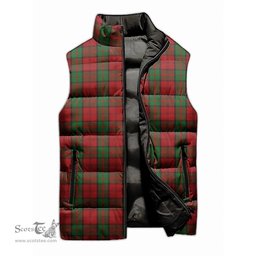 Scottish Dunbar Tartan Tartan Puffer Vest, Tartan Plaid Sleeveless Down Jacket Scottish Plaid Tartan Plaid - ScotsTee - scotstee.com