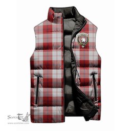 Scottish Cunningham Dress Clan Tartan Puffer Vest, Family Crest Plaid Sleeveless Down Jacket Scottish Plaid Tartan Plaid - ScotsTee - scotstee.com