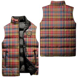 Scottish Drummond of Strathallan Modern Clan Tartan Puffer Vest, Family Crest Plaid Sleeveless Down Jacket Scottish Plaid Tartan Plaid - ScotsTee - scotstee.com