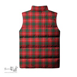 Scottish Fenton Clan Tartan Puffer Vest, Family Crest Plaid Sleeveless Down Jacket Scottish Plaid Tartan Plaid - ScotsTee - scotstee.com