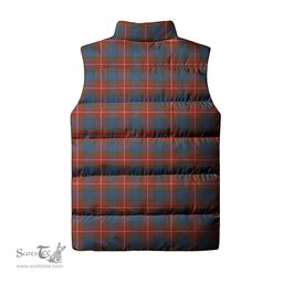 Scottish Fraser Ancient Tartan Tartan Puffer Vest, Tartan Plaid Sleeveless Down Jacket Scottish Plaid Tartan Plaid - ScotsTee - scotstee.com