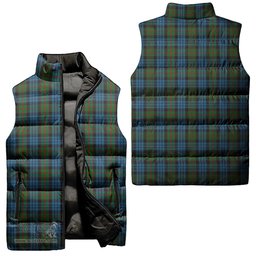 Scottish Fletcher of Dunans Tartan Tartan Puffer Vest, Tartan Plaid Sleeveless Down Jacket Scottish Plaid Tartan Plaid - ScotsTee - scotstee.com