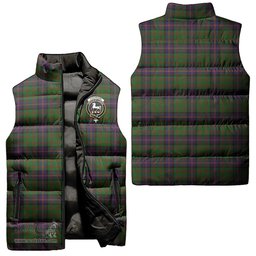 Scottish Cochrane Clan Tartan Puffer Vest, Family Crest Plaid Sleeveless Down Jacket Scottish Plaid Tartan Plaid - ScotsTee - scotstee.com