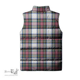 Scottish Dennistoun Clan Tartan Puffer Vest, Family Crest Plaid Sleeveless Down Jacket Scottish Plaid Tartan Plaid - ScotsTee - scotstee.com