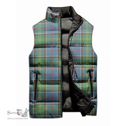 Scottish Colville Tartan Tartan Puffer Vest, Tartan Plaid Sleeveless Down Jacket Scottish Plaid Tartan Plaid - ScotsTee - scotstee.com