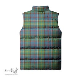 Scottish Colville Tartan Tartan Puffer Vest, Tartan Plaid Sleeveless Down Jacket Scottish Plaid Tartan Plaid - ScotsTee - scotstee.com