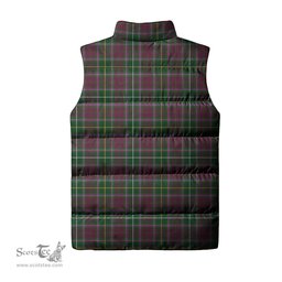 Scottish Crosbie Clan Tartan Puffer Vest, Family Crest Plaid Sleeveless Down Jacket Scottish Plaid Tartan Plaid - ScotsTee - scotstee.com