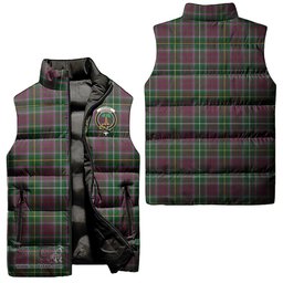 Scottish Crosbie Clan Tartan Puffer Vest, Family Crest Plaid Sleeveless Down Jacket Scottish Plaid Tartan Plaid - ScotsTee - scotstee.com