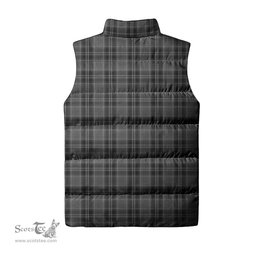 Scottish Drummond Grey Tartan Tartan Puffer Vest, Tartan Plaid Sleeveless Down Jacket Scottish Plaid Tartan Plaid - ScotsTee - scotstee.com