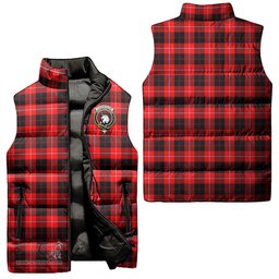 Scottish Cunningham Modern Clan Tartan Puffer Vest, Family Crest Plaid Sleeveless Down Jacket Scottish Plaid Tartan Plaid - ScotsTee - scotstee.com