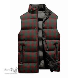 Scottish Donachie of Brockloch Tartan Tartan Puffer Vest, Tartan Plaid Sleeveless Down Jacket Scottish Plaid Tartan Plaid - ScotsTee - scotstee.com