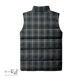 Scottish Davidson of Tulloch Dress Tartan Tartan Puffer Vest, Tartan Plaid Sleeveless Down Jacket Scottish Plaid Tartan Plaid - ScotsTee - scotstee.com