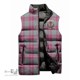 Scottish Crawford Ancient Clan Tartan Puffer Vest, Family Crest Plaid Sleeveless Down Jacket Scottish Plaid Tartan Plaid - ScotsTee - scotstee.com