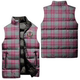 Scottish Crawford Ancient Clan Tartan Puffer Vest, Family Crest Plaid Sleeveless Down Jacket Scottish Plaid Tartan Plaid - ScotsTee - scotstee.com