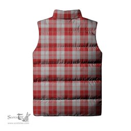Scottish Erskine Red Clan Tartan Puffer Vest, Family Crest Plaid Sleeveless Down Jacket Scottish Plaid Tartan Plaid - ScotsTee - scotstee.com
