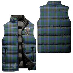 Scottish Cockburn Ancient Clan Tartan Puffer Vest, Family Crest Plaid Sleeveless Down Jacket Scottish Plaid Tartan Plaid - ScotsTee - scotstee.com