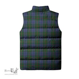 Scottish Colquhoun Tartan Tartan Puffer Vest, Tartan Plaid Sleeveless Down Jacket Scottish Plaid Tartan Plaid - ScotsTee - scotstee.com