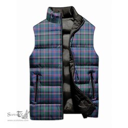 Scottish Cooper Tartan Tartan Puffer Vest, Tartan Plaid Sleeveless Down Jacket Scottish Plaid Tartan Plaid - ScotsTee - scotstee.com
