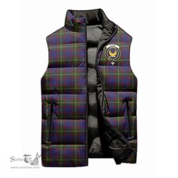 Scottish Durie Clan Tartan Puffer Vest, Family Crest Plaid Sleeveless Down Jacket Scottish Plaid Tartan Plaid - ScotsTee - scotstee.com