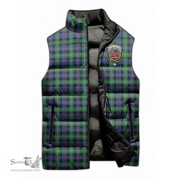 Scottish Farquharson Ancient Clan Tartan Puffer Vest, Family Crest Plaid Sleeveless Down Jacket Scottish Plaid Tartan Plaid - ScotsTee - scotstee.com