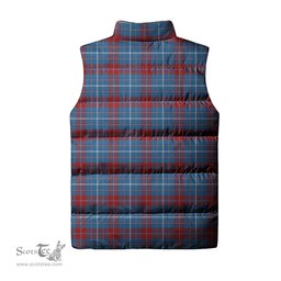 Scottish Frame Tartan Tartan Puffer Vest, Tartan Plaid Sleeveless Down Jacket Scottish Plaid Tartan Plaid - ScotsTee - scotstee.com