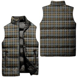 Scottish Farquharson Weathered Tartan Tartan Puffer Vest, Tartan Plaid Sleeveless Down Jacket Scottish Plaid Tartan Plaid - ScotsTee - scotstee.com