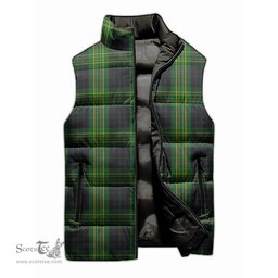 Scottish Fitzpatrick Hunting Tartan Tartan Puffer Vest, Tartan Plaid Sleeveless Down Jacket Scottish Plaid Tartan Plaid - ScotsTee - scotstee.com
