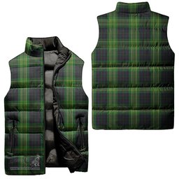 Scottish Fitzpatrick Hunting Tartan Tartan Puffer Vest, Tartan Plaid Sleeveless Down Jacket Scottish Plaid Tartan Plaid - ScotsTee - scotstee.com