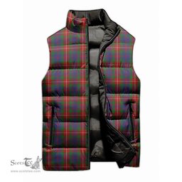 Scottish Fraser of Lovat Tartan Tartan Puffer Vest, Tartan Plaid Sleeveless Down Jacket Scottish Plaid Tartan Plaid - ScotsTee - scotstee.com