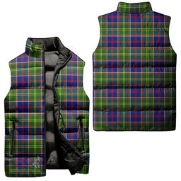 Scottish Dalrymple Tartan Tartan Puffer Vest, Tartan Plaid Sleeveless Down Jacket Scottish Plaid Tartan Plaid - ScotsTee - scotstee.com