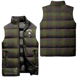 Scottish Cunningham Hunting Modern Clan Tartan Puffer Vest, Family Crest Plaid Sleeveless Down Jacket Scottish Plaid Tartan Plaid - ScotsTee - scotstee.com