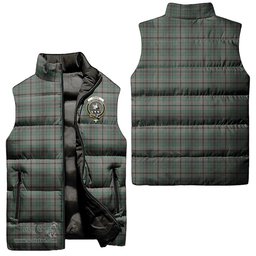 Scottish Craig Clan Tartan Puffer Vest, Family Crest Plaid Sleeveless Down Jacket Scottish Plaid Tartan Plaid - ScotsTee - scotstee.com