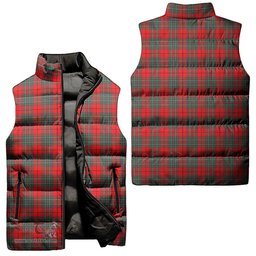 Scottish Cumming Modern Tartan Tartan Puffer Vest, Tartan Plaid Sleeveless Down Jacket Scottish Plaid Tartan Plaid - ScotsTee - scotstee.com