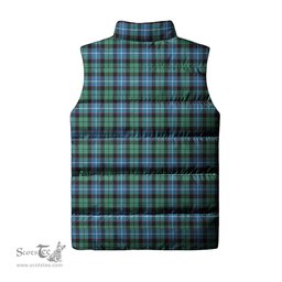 Scottish Galbraith Ancient Tartan Tartan Puffer Vest, Tartan Plaid Sleeveless Down Jacket Scottish Plaid Tartan Plaid - ScotsTee - scotstee.com