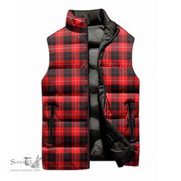 Scottish Cunningham Modern Tartan Tartan Puffer Vest, Tartan Plaid Sleeveless Down Jacket Scottish Plaid Tartan Plaid - ScotsTee - scotstee.com