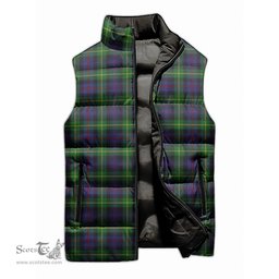 Scottish Farquharson Tartan Tartan Puffer Vest, Tartan Plaid Sleeveless Down Jacket Scottish Plaid Tartan Plaid - ScotsTee - scotstee.com