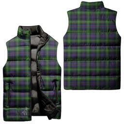 Scottish Farquharson Tartan Tartan Puffer Vest, Tartan Plaid Sleeveless Down Jacket Scottish Plaid Tartan Plaid - ScotsTee - scotstee.com