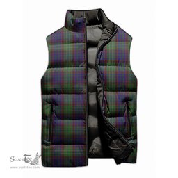 Scottish Cunningham Hunting Tartan Tartan Puffer Vest, Tartan Plaid Sleeveless Down Jacket Scottish Plaid Tartan Plaid - ScotsTee - scotstee.com