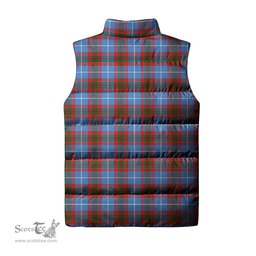 Scottish Dalmahoy Tartan Tartan Puffer Vest, Tartan Plaid Sleeveless Down Jacket Scottish Plaid Tartan Plaid - ScotsTee - scotstee.com