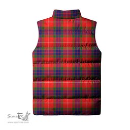 Scottish Fraser Modern Clan Tartan Puffer Vest, Family Crest Plaid Sleeveless Down Jacket Scottish Plaid Tartan Plaid - ScotsTee - scotstee.com