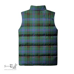 Scottish Davidson Ancient Tartan Tartan Puffer Vest, Tartan Plaid Sleeveless Down Jacket Scottish Plaid Tartan Plaid - ScotsTee - scotstee.com