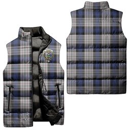 Scottish Ferguson Dress Clan Tartan Puffer Vest, Family Crest Plaid Sleeveless Down Jacket Scottish Plaid Tartan Plaid - ScotsTee - scotstee.com