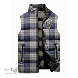 Scottish Ferguson Dress Clan Tartan Puffer Vest, Family Crest Plaid Sleeveless Down Jacket Scottish Plaid Tartan Plaid - ScotsTee - scotstee.com