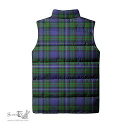 Scottish Donnachaidh Tartan Tartan Puffer Vest, Tartan Plaid Sleeveless Down Jacket Scottish Plaid Tartan Plaid - ScotsTee - scotstee.com