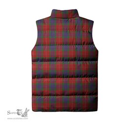 Scottish Fraser Clan Tartan Puffer Vest, Family Crest Plaid Sleeveless Down Jacket Scottish Plaid Tartan Plaid - ScotsTee - scotstee.com